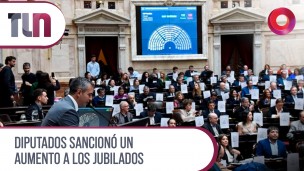 Diputados sancionó un aumento a los jubilados