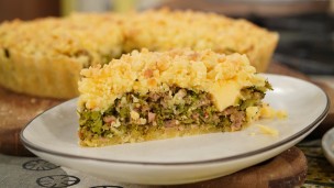Increíble pastel de brócoli y mozzarella