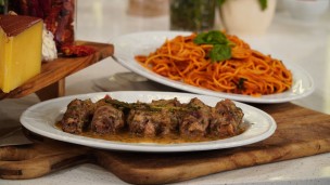 Aprendé a cocinar envoltini de carne 