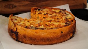 Increíble tarta de pollo y hojaldre rápido