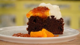 Rica y fácil torta brownie de chocolate