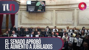 El Senado aprobó el aumento a jubilados.