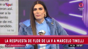 Flor de la V destrozó a Tinelli
