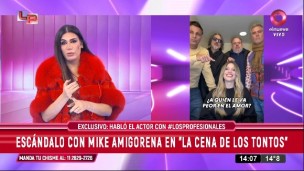 Mike Amigorena fue despedido de “La Cena de los Tontos”