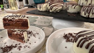 Ricos y fáciles alfajores de banana split