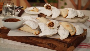 Riquísimas empanadillas de cayote y batata