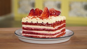 Rica y fácil torta red velvet
