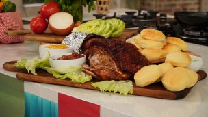 Sorprende con esta paleta de cerdo al horno con cuero crocante