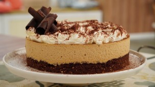 Rica y fácil torta de café