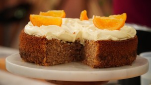 Especial para la merienda: torta húmeda de naranja