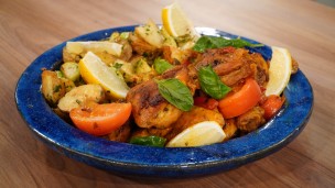Aprendé a cocinar pollo a la cacerola con papas 