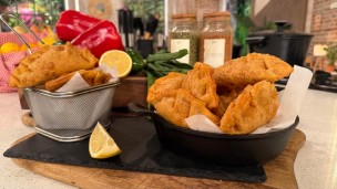 Riquísimas empanadas de pollo fritas
