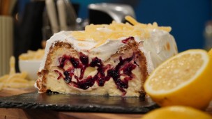 Increíble tarta budín invertido lemon pie