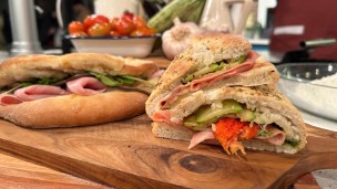 Increíble pizza sándwich