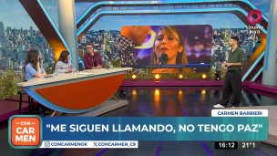 Carmen no se guarda nada