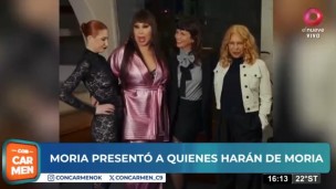 Moria presentó a quienes la representarán en su nueva serie