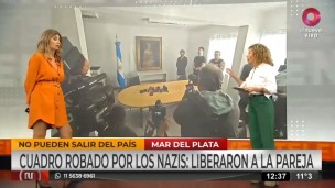 Cuadro robado por los nazis: liberaron a la pareja