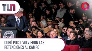 Duró poco: volvieron las retenciones al campo
