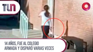 14 años, fue al colegio armada y disparó varias veces