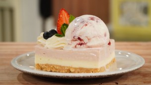 Rica y fácil cheesecake de frutillas  