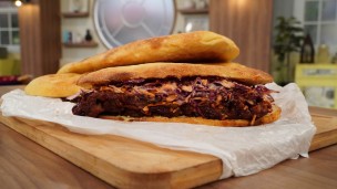 Increíbles ribs a la barbacoa con pan de batata
