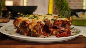 Súper torta de pan de carne