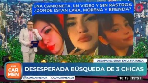 Desesperada búsqueda de 3 chicas