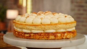 Rica y fácil torta y budín de manzana