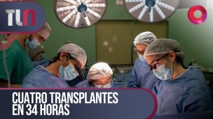 Cuatro transplantes en 34 horas