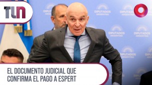 El documento judicial que confirma el pago a Espert