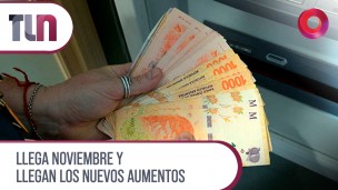 Llega noviembre y llegan los nuevos aumentos