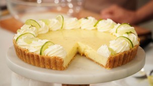 Riquísima tarta de lima y coco 