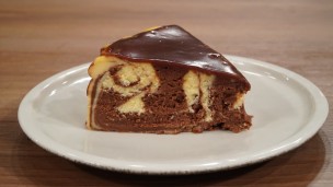 Riquísima tarta vasca de 3 chocolates 