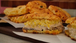 Sándwich toné de picaña en chipabatta