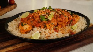 Riquísimo pollo tikka masala