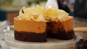 Rica y fácil torta de chocolate y dulce de leche