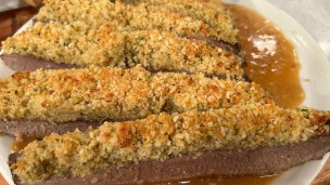 Tapa de asado con croûte de queso