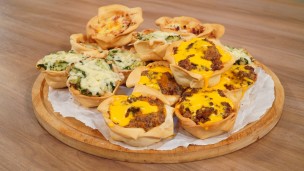 Aprendé a cocinar canastitas rellenas