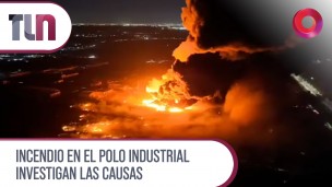 Incendio en el polo industrial: investigan las causas