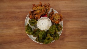 Aprendé a cocinar buñuelos de espinaca y cebolla