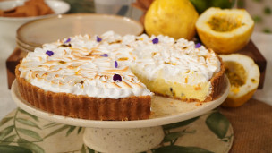 Riquísima torta pie de maracuyá