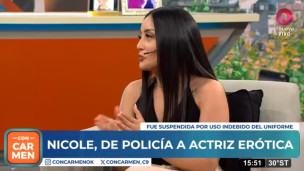 Nicole: de policía a actriz erótica 