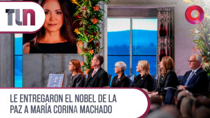 Le entregaron el Nobel de la paz a María Corina Machado 