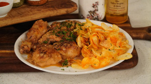 Sorprende con este pollo al ajillo