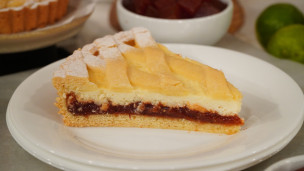 Riquísima tarta de ricota y membrillo