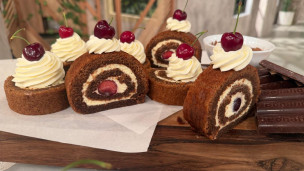 Riquísimo pionono de chocolate