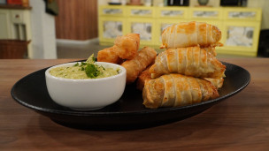 Sorprende con estos envoltinis de carne y tequeños