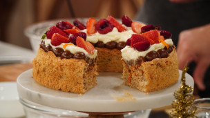 Riquísima torta de nuez sin harina