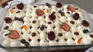 Postre en fuente 3 leches de pan dulce