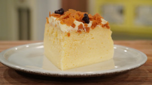 Riquísimo cheesecake japonés 